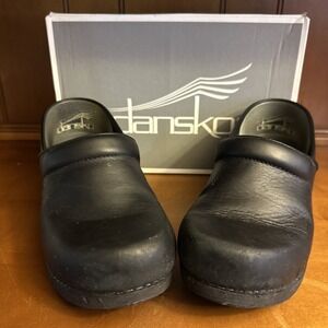 Dansko XP 2.0 Black Waterproof Pull Up Clog | Size EU 39 - US 8.5/9.0 Wide